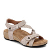 Peltz Shoes  Women's Taos Trulie Sandal Stone TRU-16406 STONE