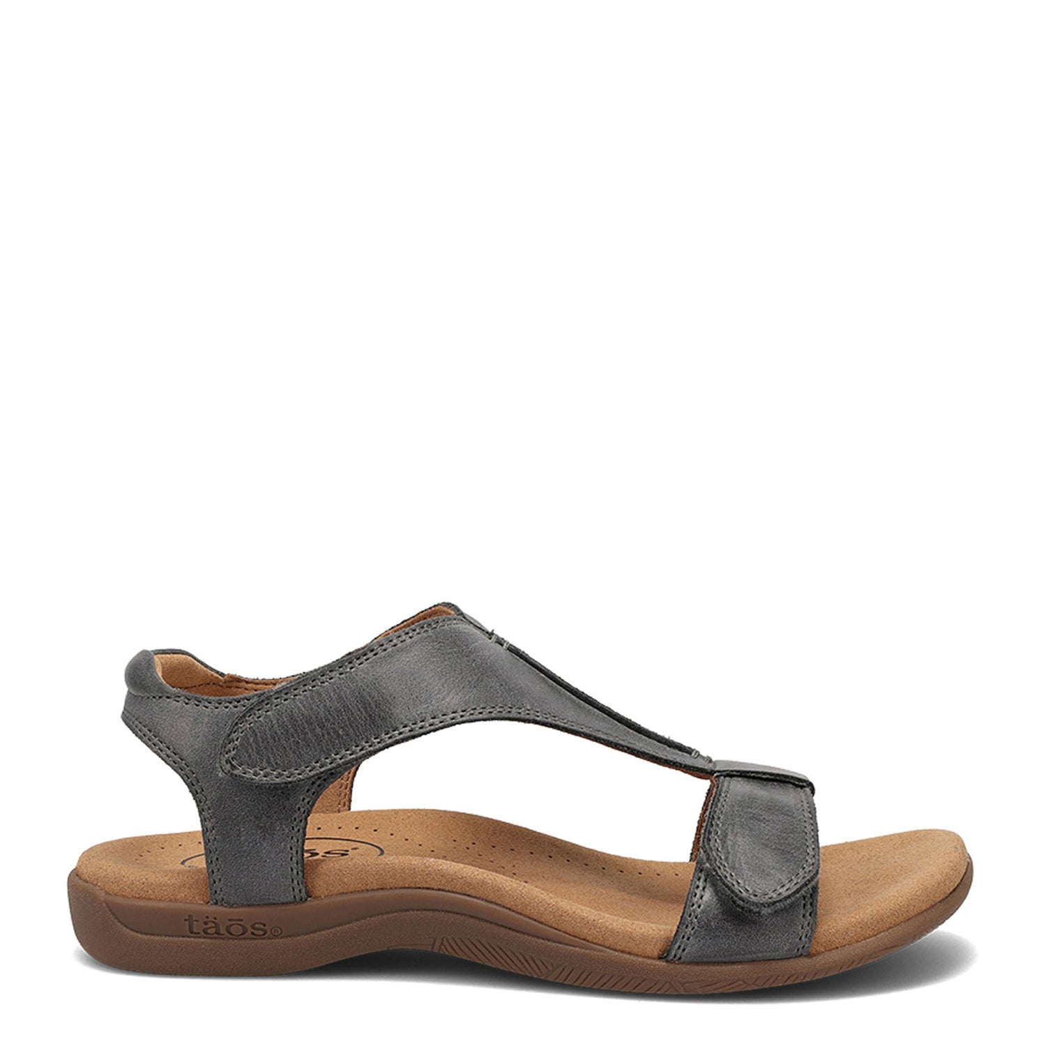 Peltz Shoes  Women's Taos The Show Sandal Steel TSH-14039-STL