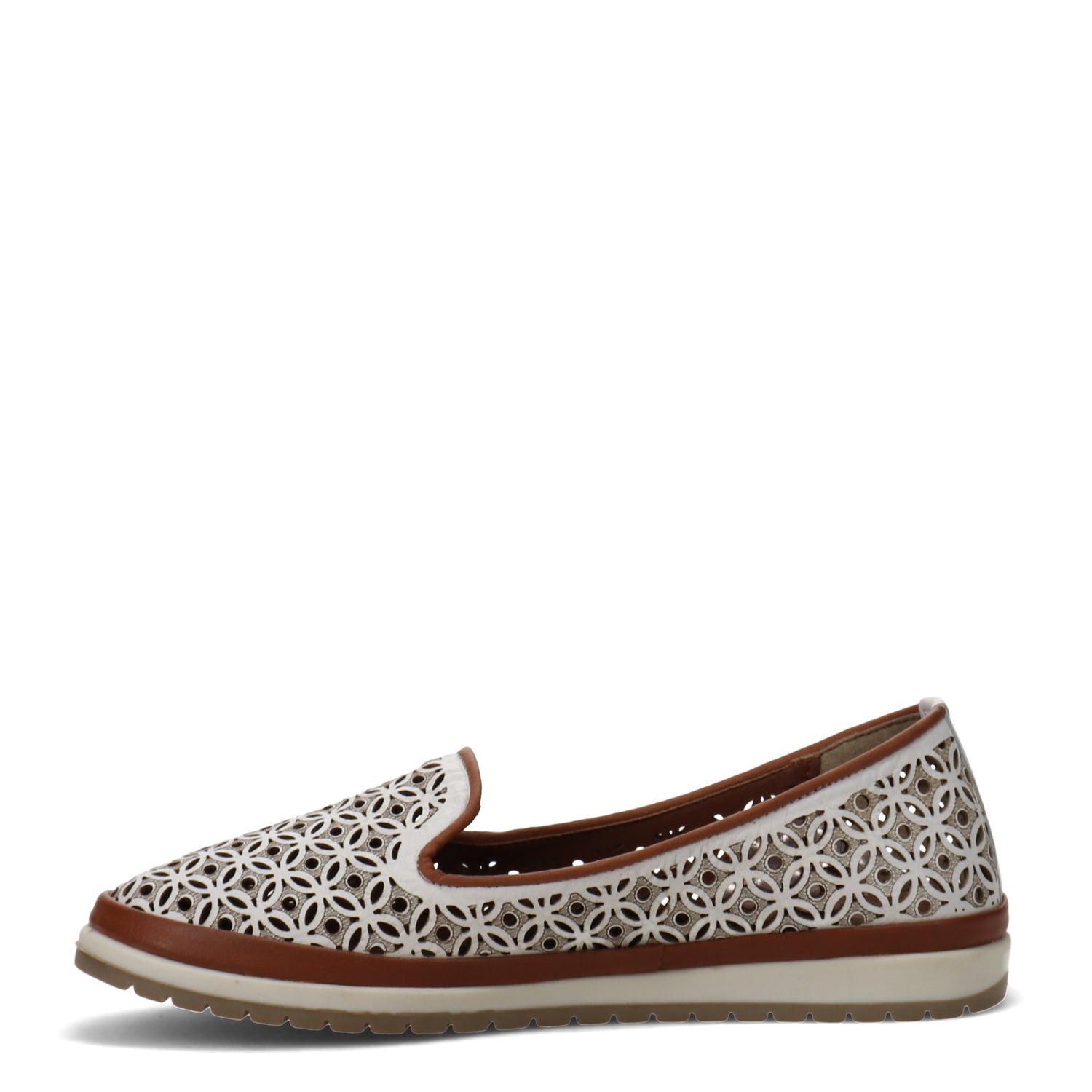 Peltz Shoes  Women's Spring Step Tulisa Slip-On White TULISA-W