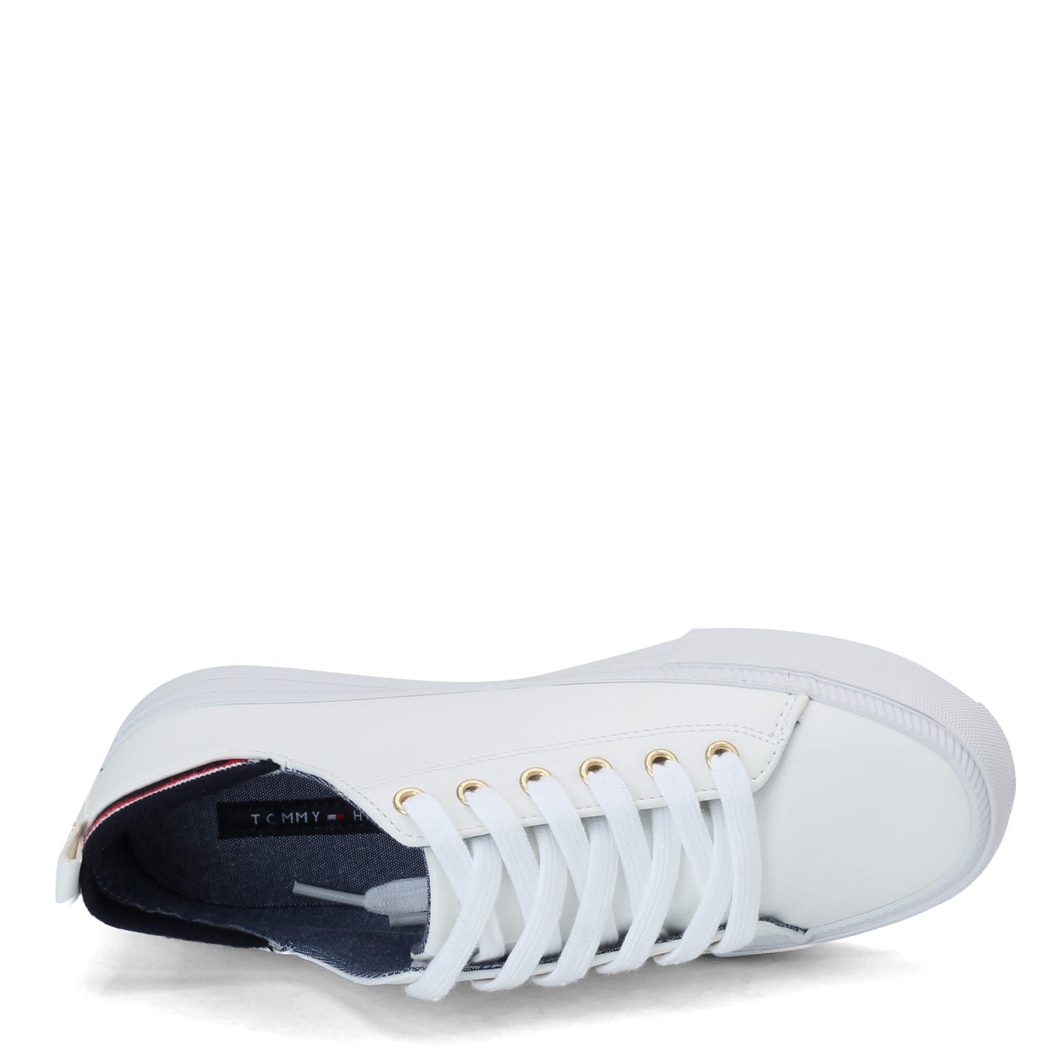 Peltz Shoes  Women's Tommy Hilfiger Two Sneaker WHITE TWO WHITE
