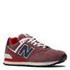 Peltz Shoes  Unisex New Balance 574v2 Sneaker RED/NAVY U574RX2
