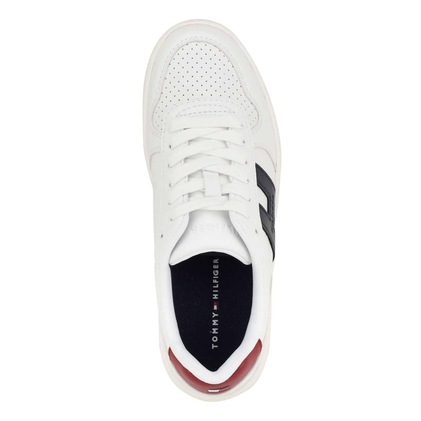 Peltz Shoes  Women's Tommy Hilfiger Veniz Sneaker WHITE VENIZ-WHII01