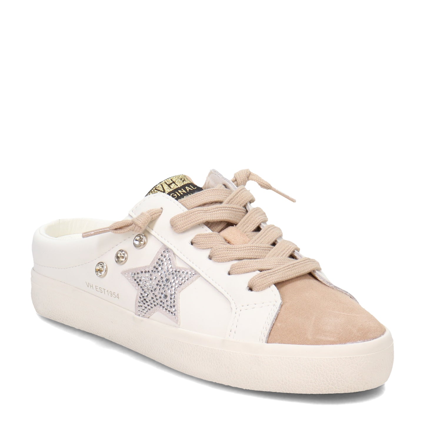Peltz Shoes  Women's Vintage Havana Vera Mule GOLD VERA1-LTGOLD