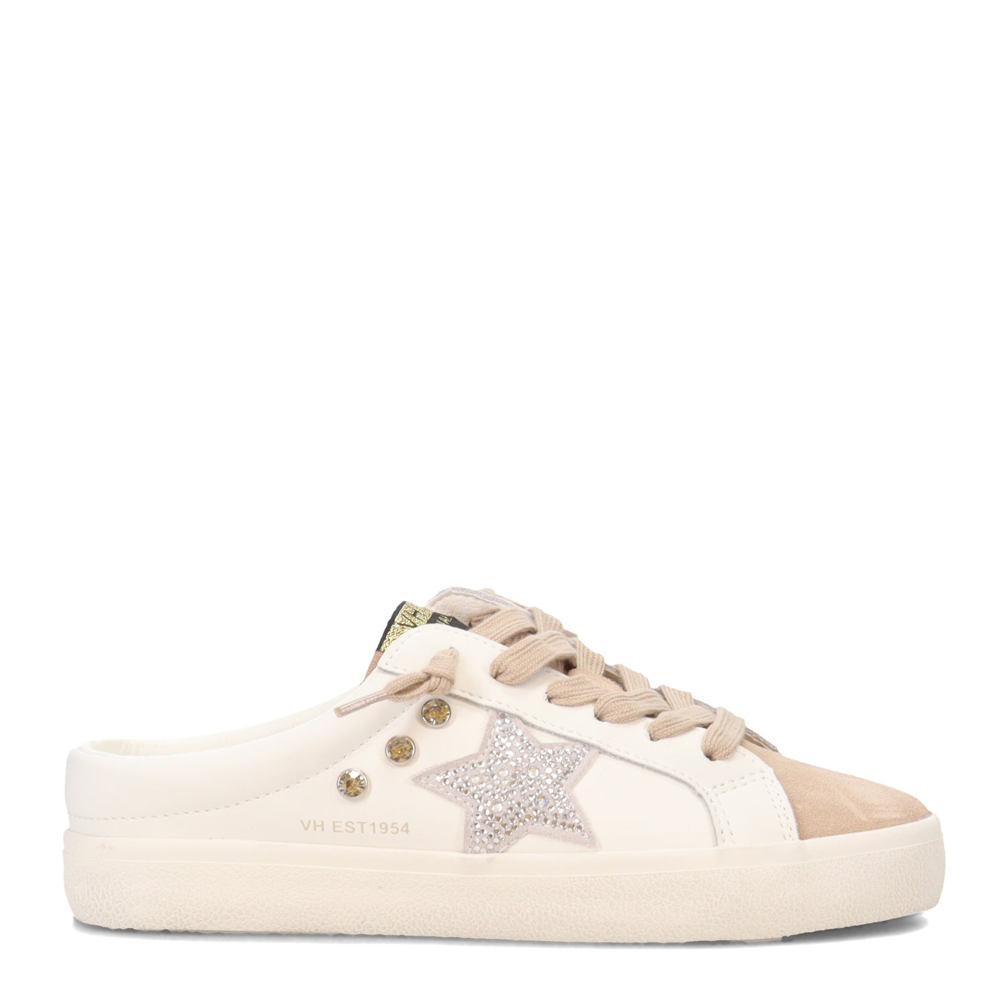 Peltz Shoes  Women's Vintage Havana Vera Mule GOLD VERA1-LTGOLD