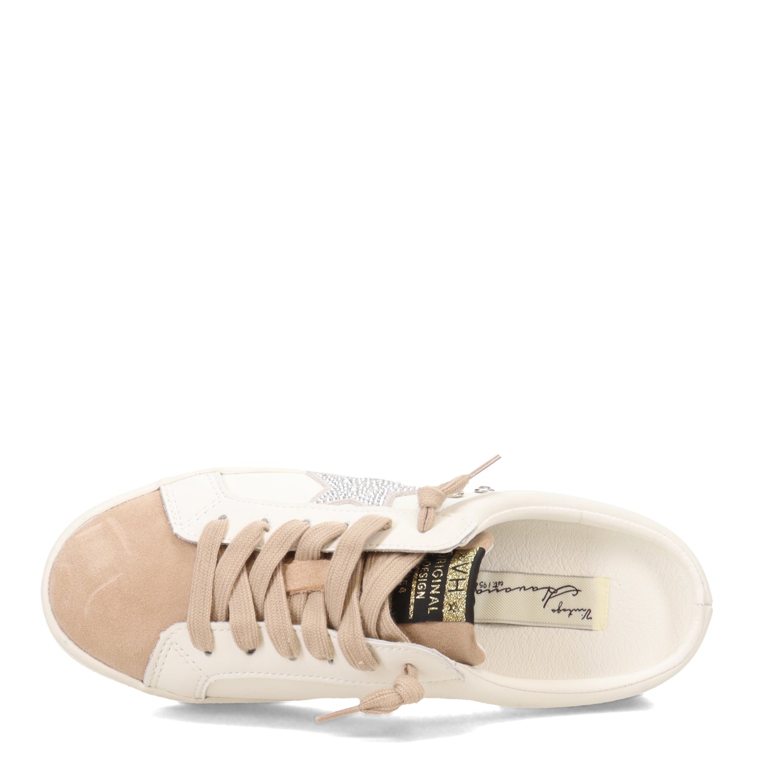 Peltz Shoes  Women's Vintage Havana Vera Mule GOLD VERA1-LTGOLD