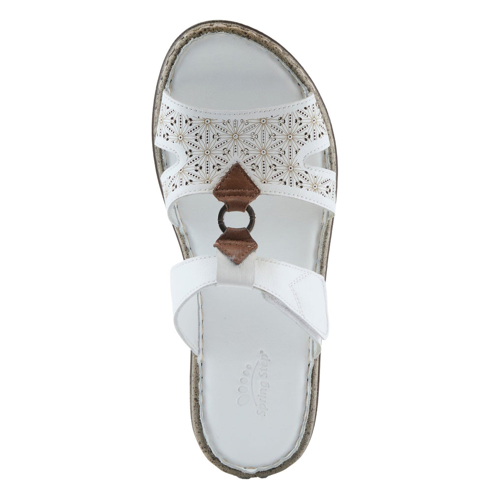 Women's Spring Step Virelle Sandal WHITE VIRELLE-W