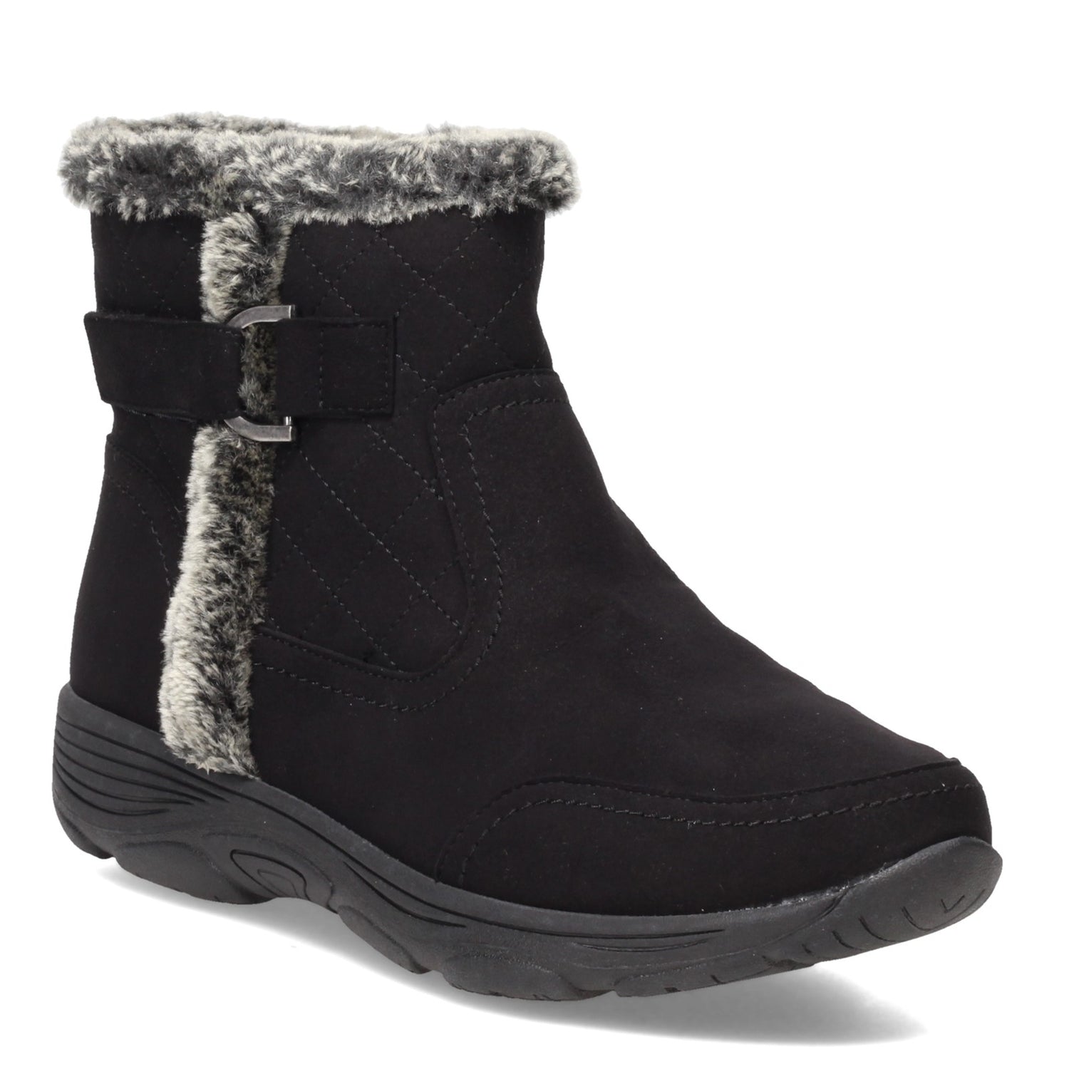 Peltz Shoes  Women's Easy Spirit Valor Boot BLACK VALOR2-BLK01