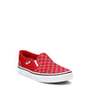 Peltz Shoes  Boy's Vans Asher Sneaker - Little Kid & Big Kid RED WHITE VN0A45JR3RU