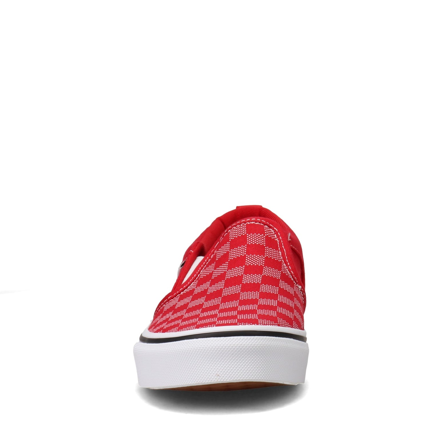 Peltz Shoes  Boy's Vans Asher Sneaker - Little Kid & Big Kid RED WHITE VN0A45JR3RU