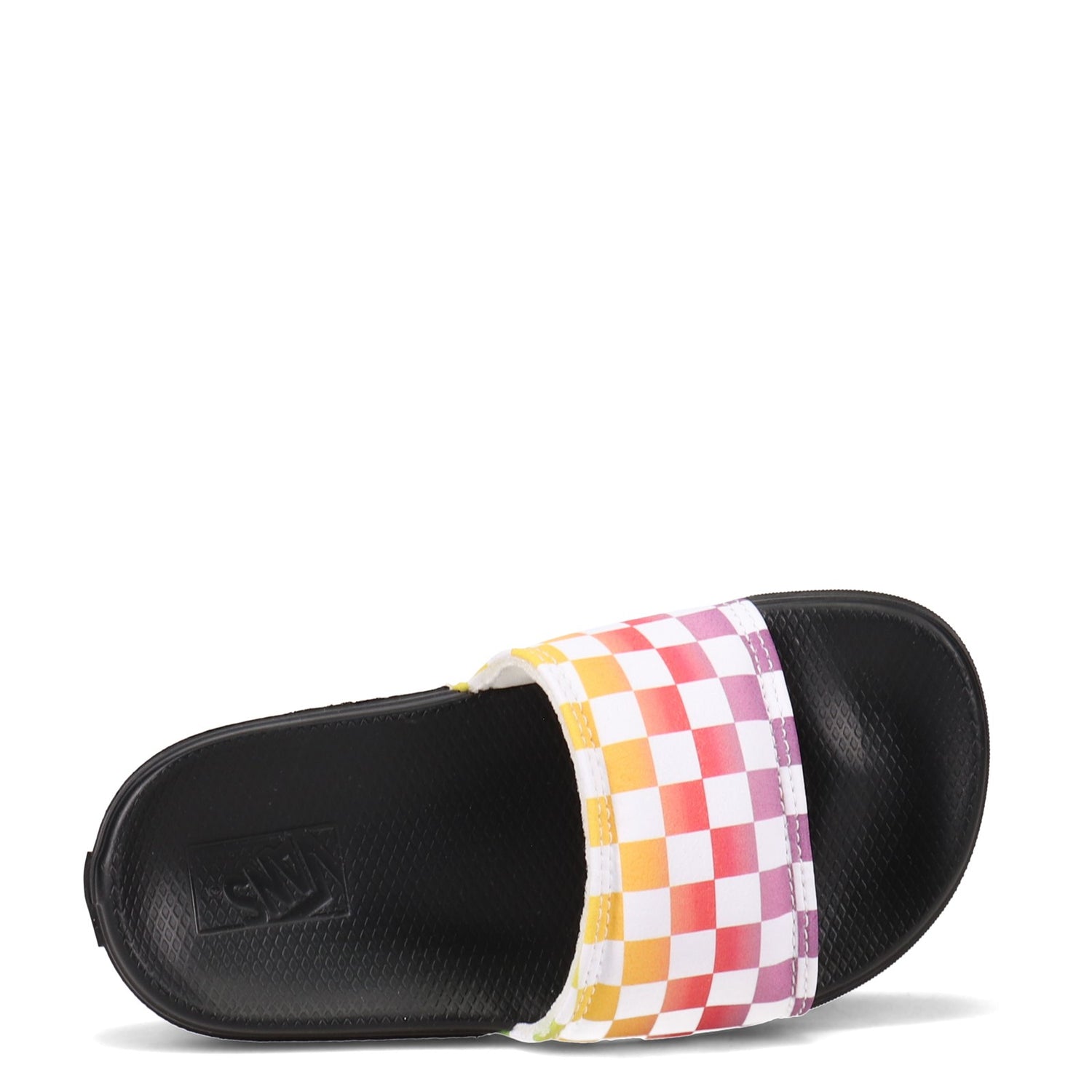 Peltz Shoes  Girl's Vans Range Slide Sandal - Little Kid & Big Kid RAINBOW VN0A5ELW3RQ