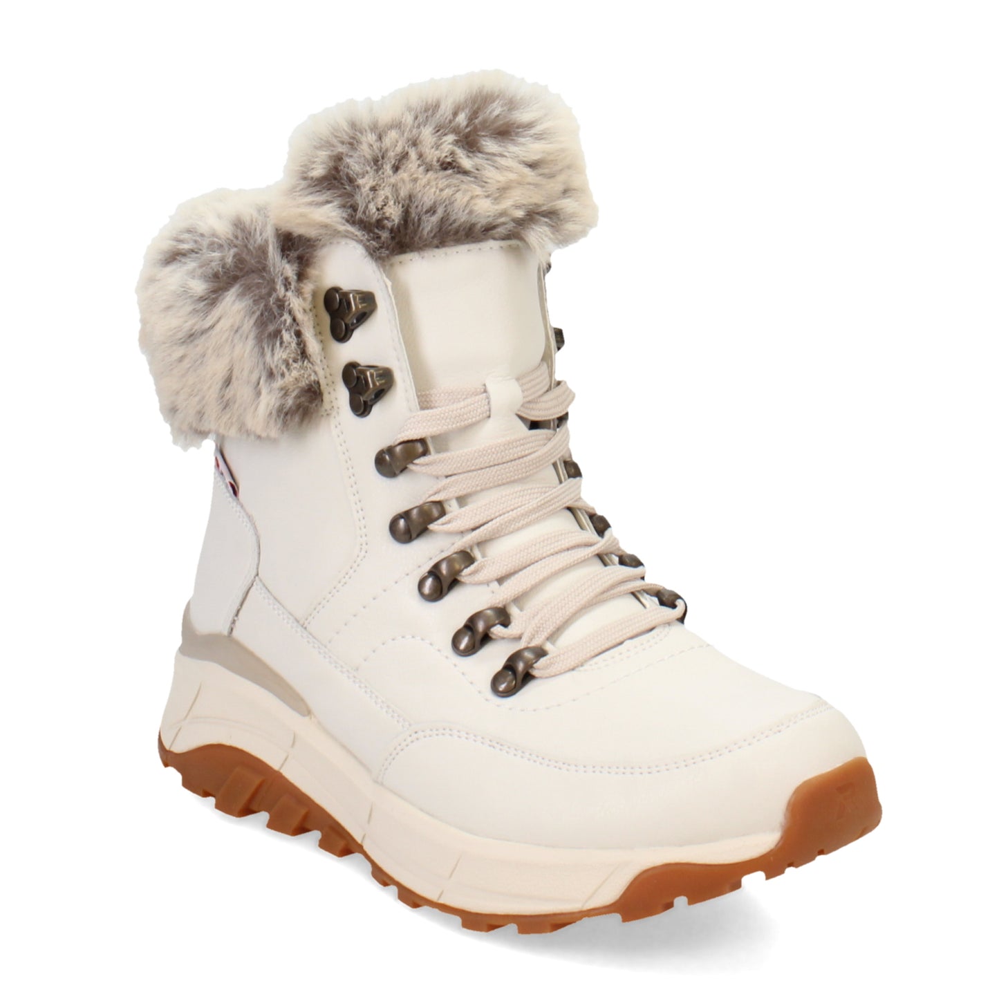 Peltz Shoes  Women's Rieker Deborah Boot OFF WHITE W0063-80