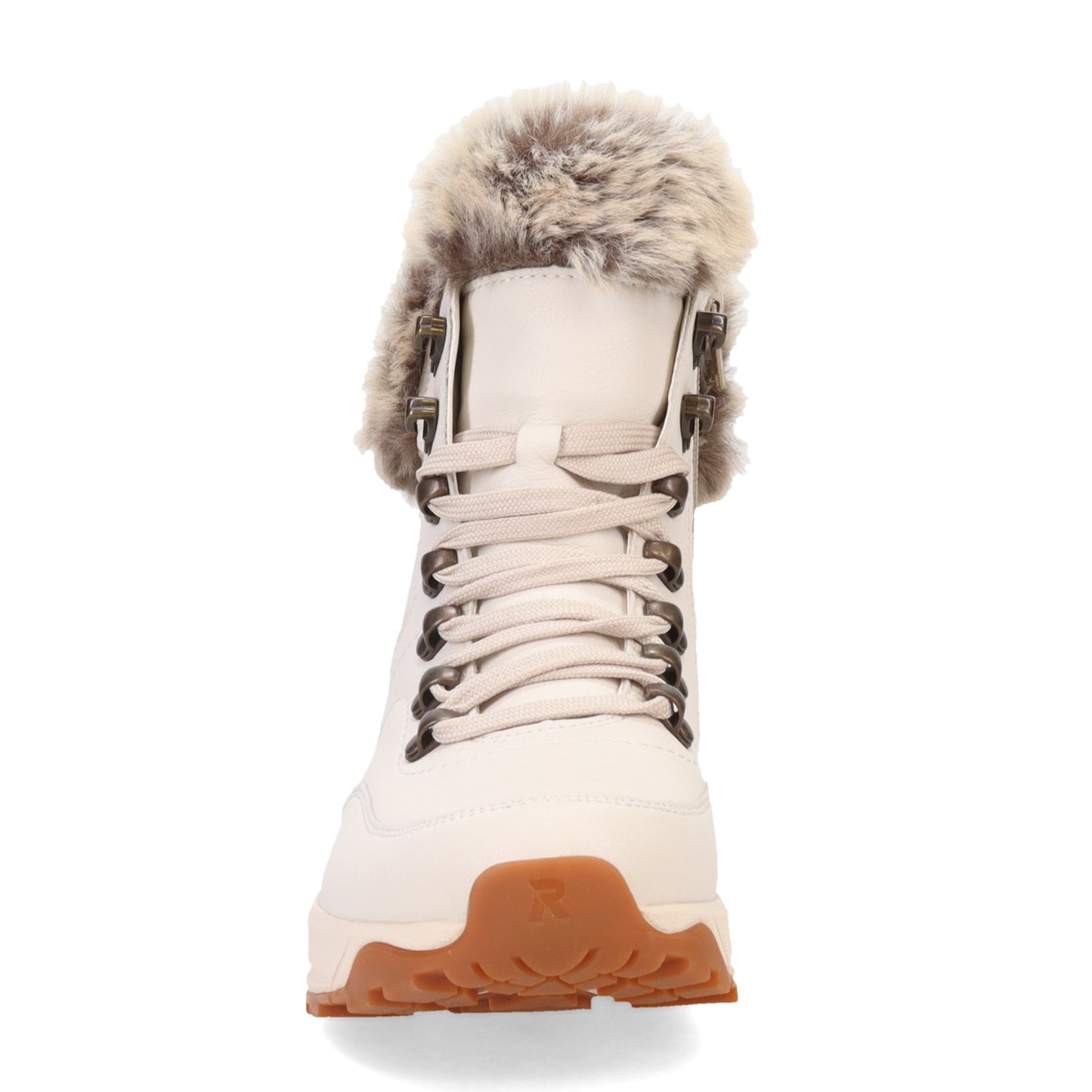 Peltz Shoes  Women's Rieker Deborah Boot OFF WHITE W0063-80