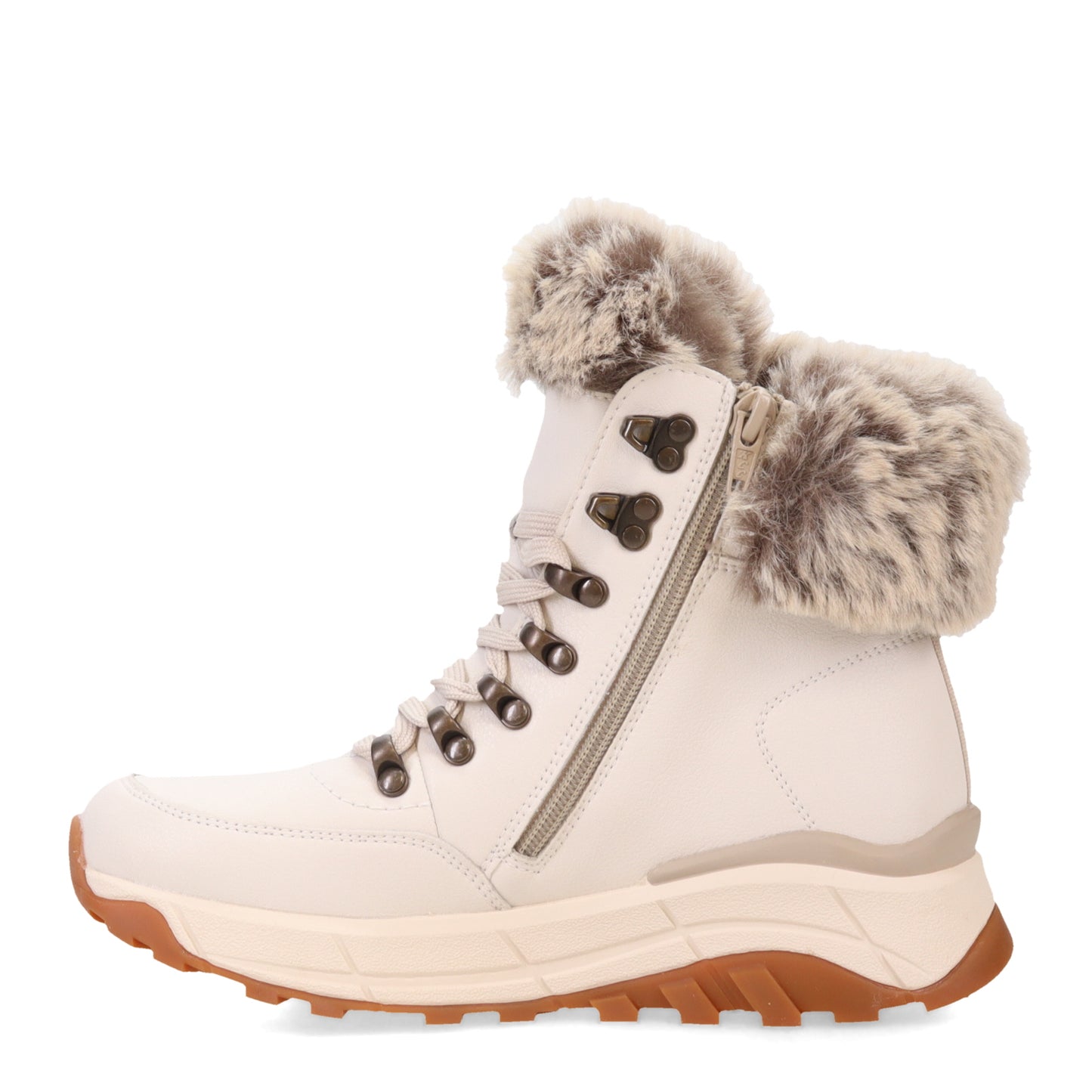 Peltz Shoes  Women's Rieker Deborah Boot OFF WHITE W0063-80