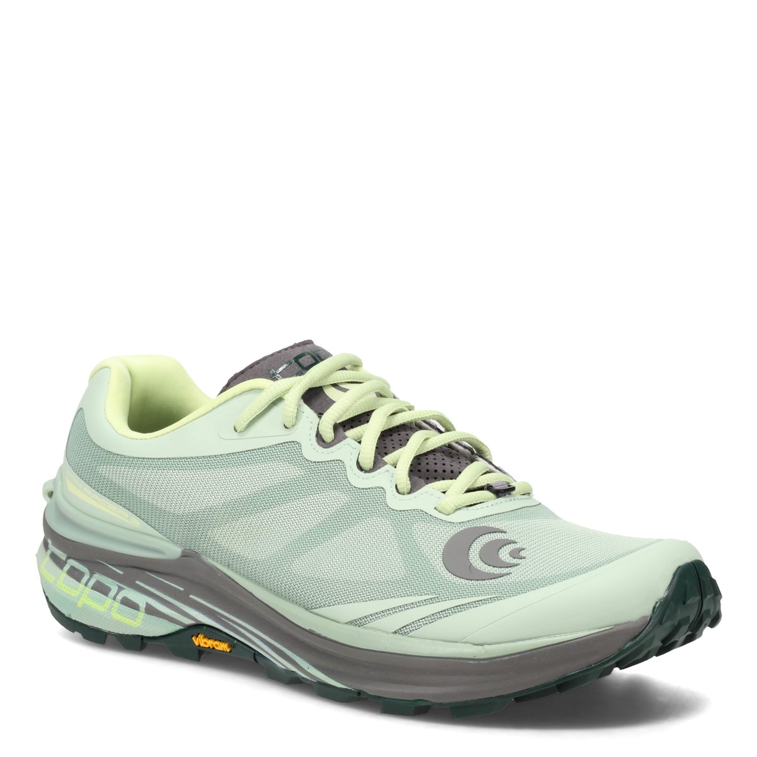 Peltz Shoes  Women's Topo MTN Racer 2 Trail Running Shoe GREEN MOSS W047-MG