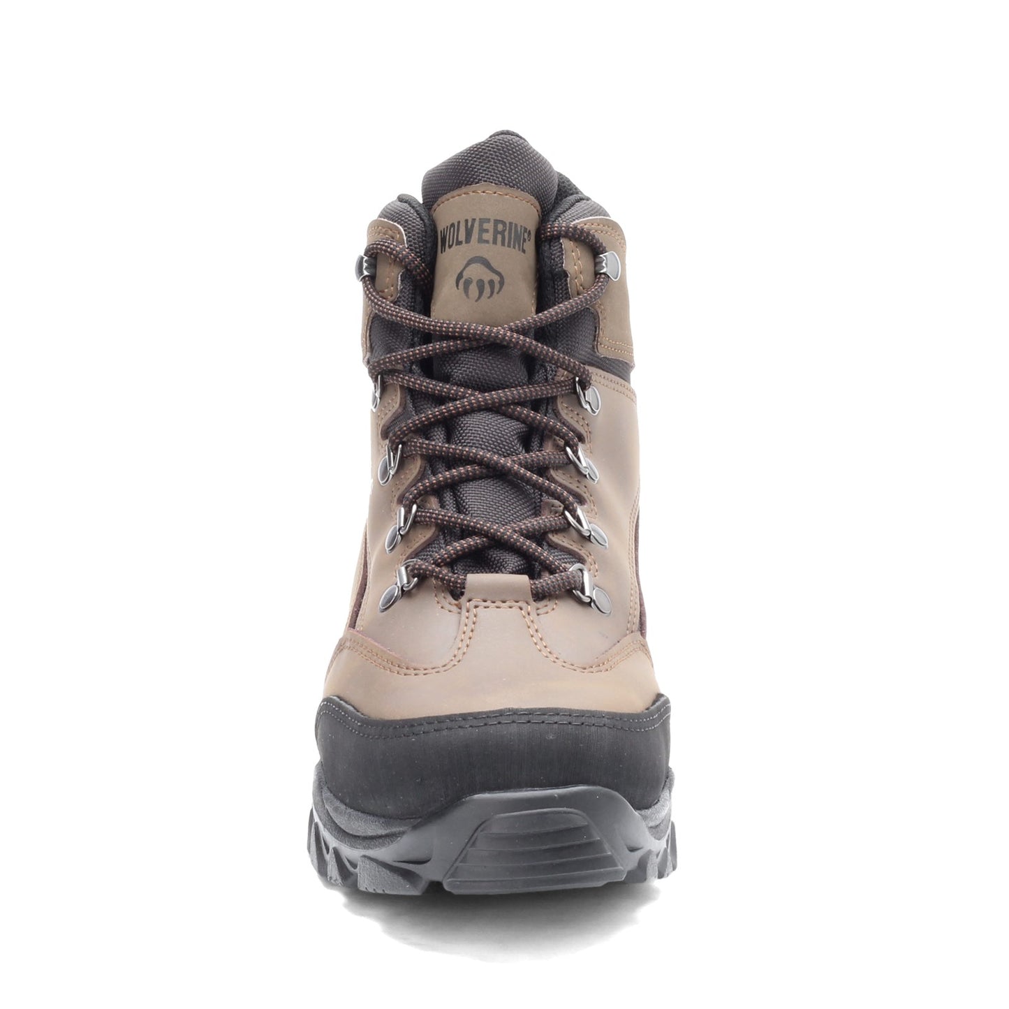 Peltz Shoes  Men's Wolverine Boots Spencer Waterproof Hiking Boot BROWN BLACK W05103