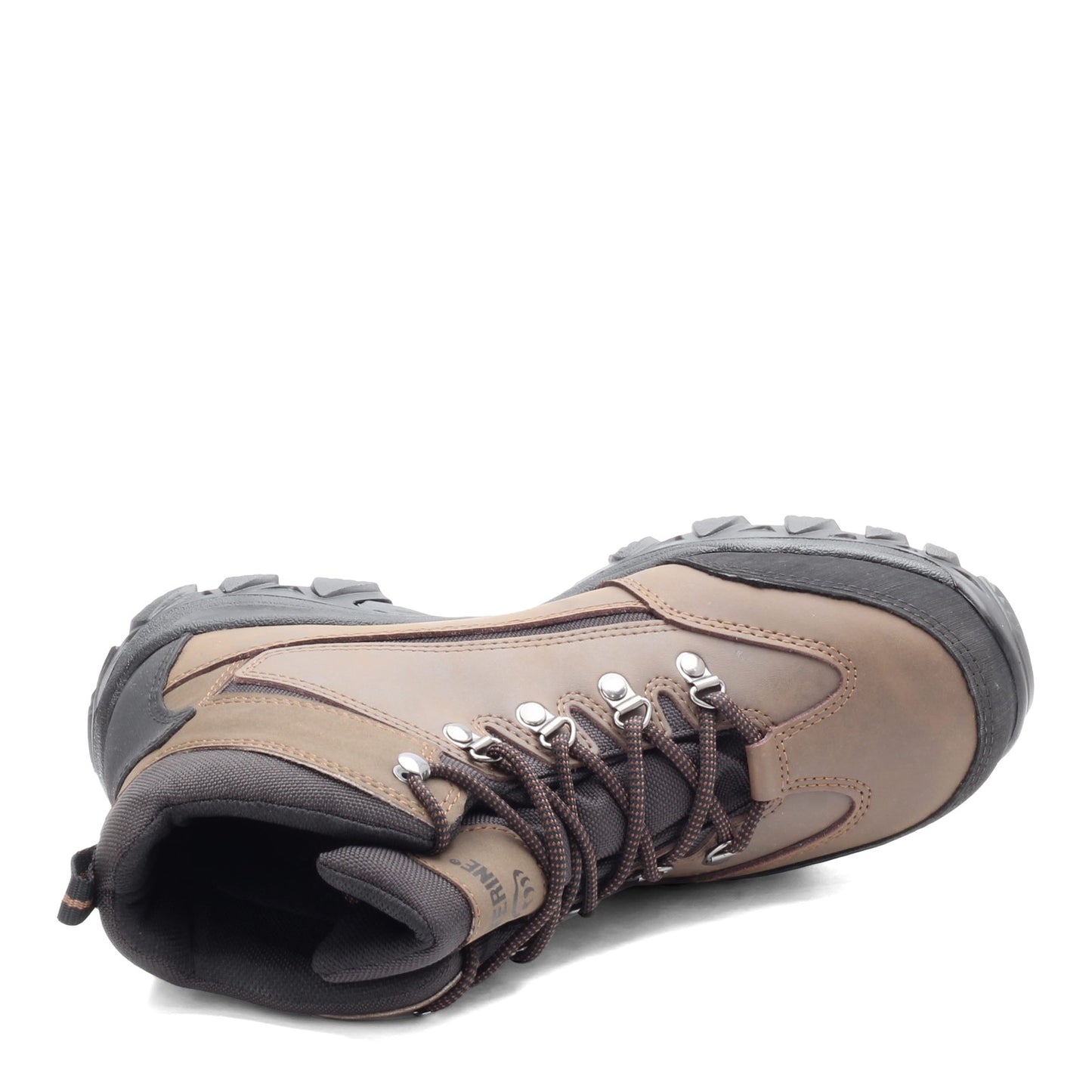 Peltz Shoes  Men's Wolverine Boots Spencer Waterproof Hiking Boot BROWN BLACK W05103