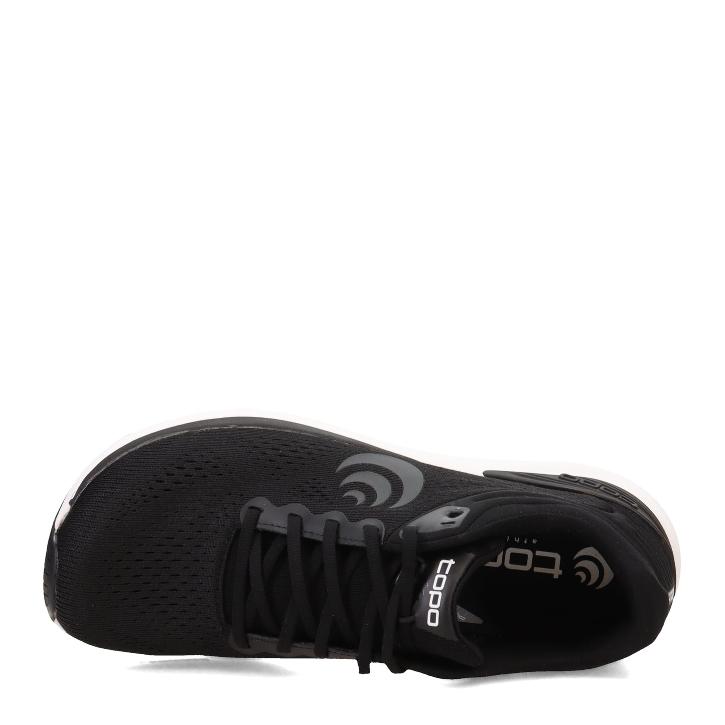 Peltz Shoes  Women's Topo Ultrafly 4 Running Shoe BLACK / WHITE W056-BW