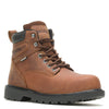 Peltz Shoes  Men's Wolverine Boots Floorhand 6 inch Waterproof Steel Toe Work Boot RUST W080069