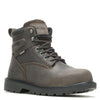 Peltz Shoes  Men's Wolverine Boots Floorhand 6 inch Waterproof Steel Toe Work Boot GRAY W080070
