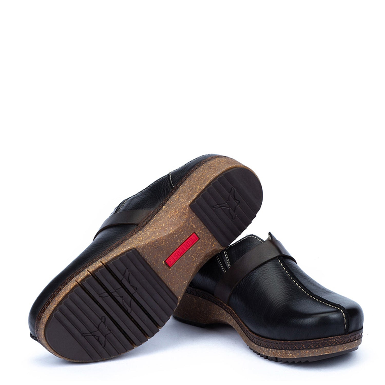 Peltz Shoes  Women's Pikolinos Granada 3590C1 Clog BLACK W0W-3590C1-BLK