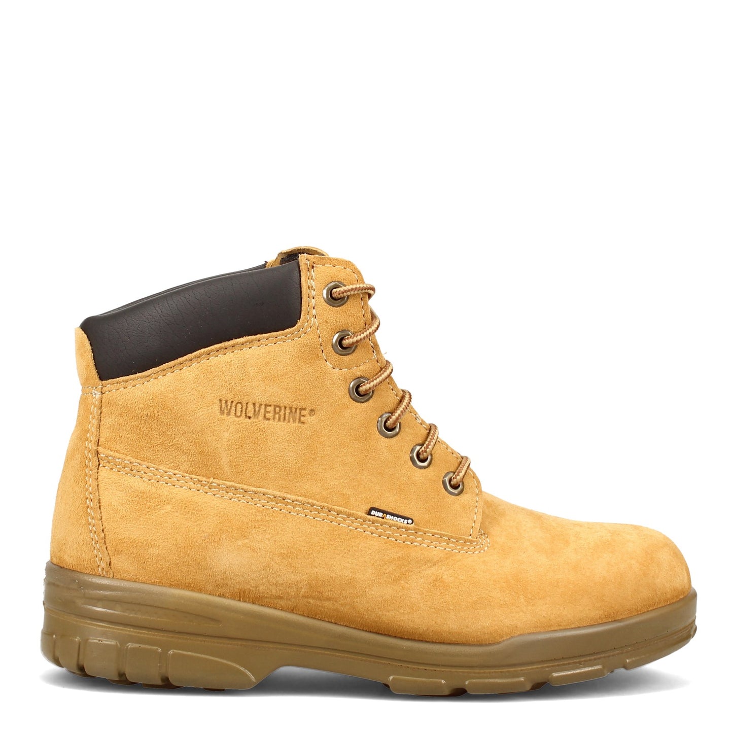 Peltz Shoes  Men's Wolverine Boots Trappeur 6in Waterproof Work Boot GOLD W10323