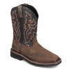 Peltz Shoes  Men's Wolverine Boots Rancher ST Work Boot BLACK BROWN W10765