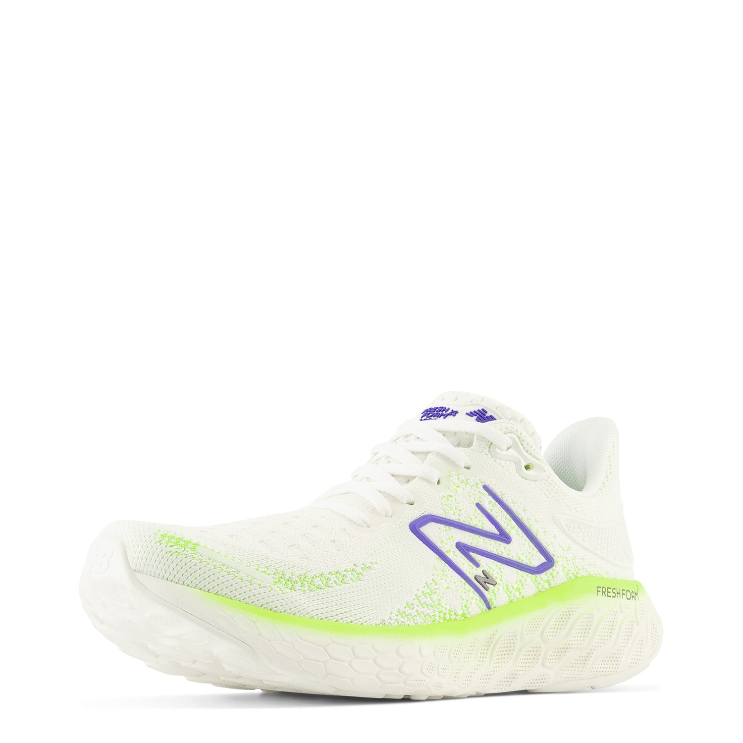Peltz Shoes  Women's New Balance 1080v12 Fresh Foam X Running Shoe Sea Salt / Indigo W108012D