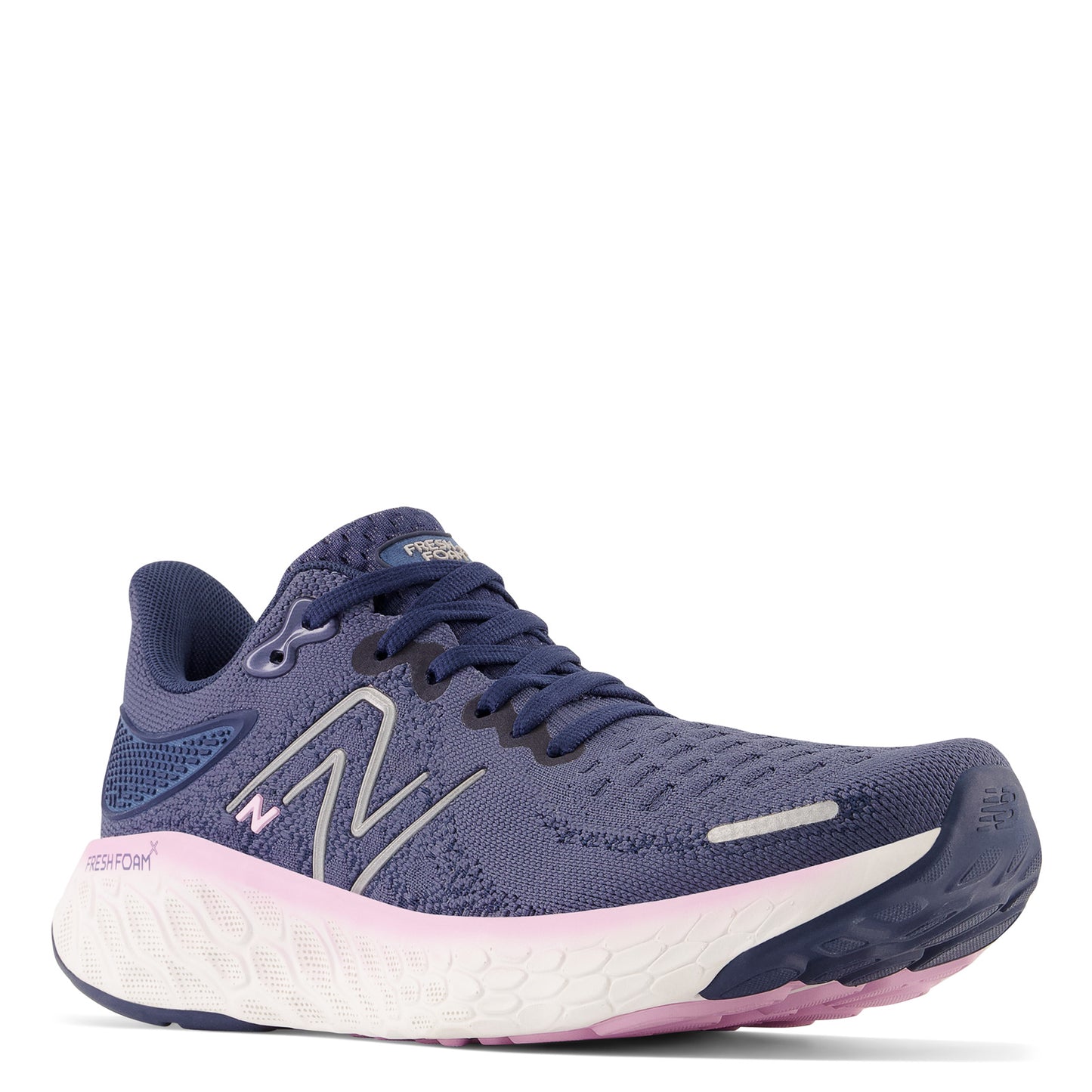Peltz Shoes  Women's New Balance 1080v12 Fresh Foam X Running Shoe VINTAGE INDIGO/LILAC CLOUD/SILVER METALIC W108012Q