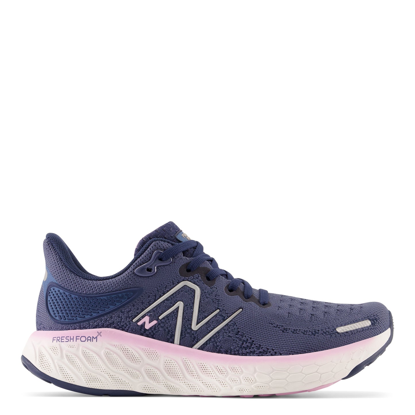 Peltz Shoes  Women's New Balance 1080v12 Fresh Foam X Running Shoe VINTAGE INDIGO/LILAC CLOUD/SILVER METALIC W108012Q