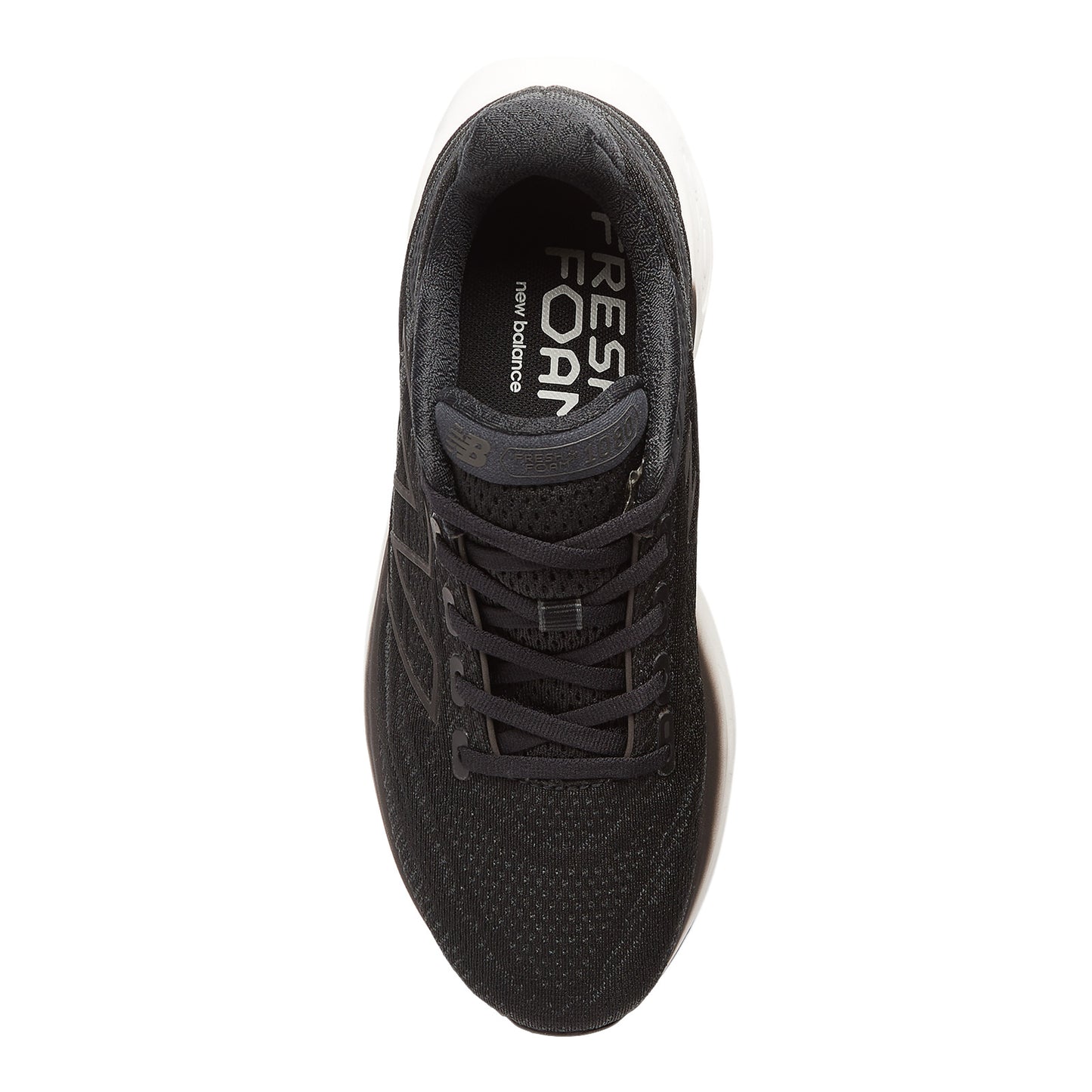 Peltz Shoes  Women's New Balance 1080v13 Fresh Foam X Running Shoe BLACK WHITE W1080K13