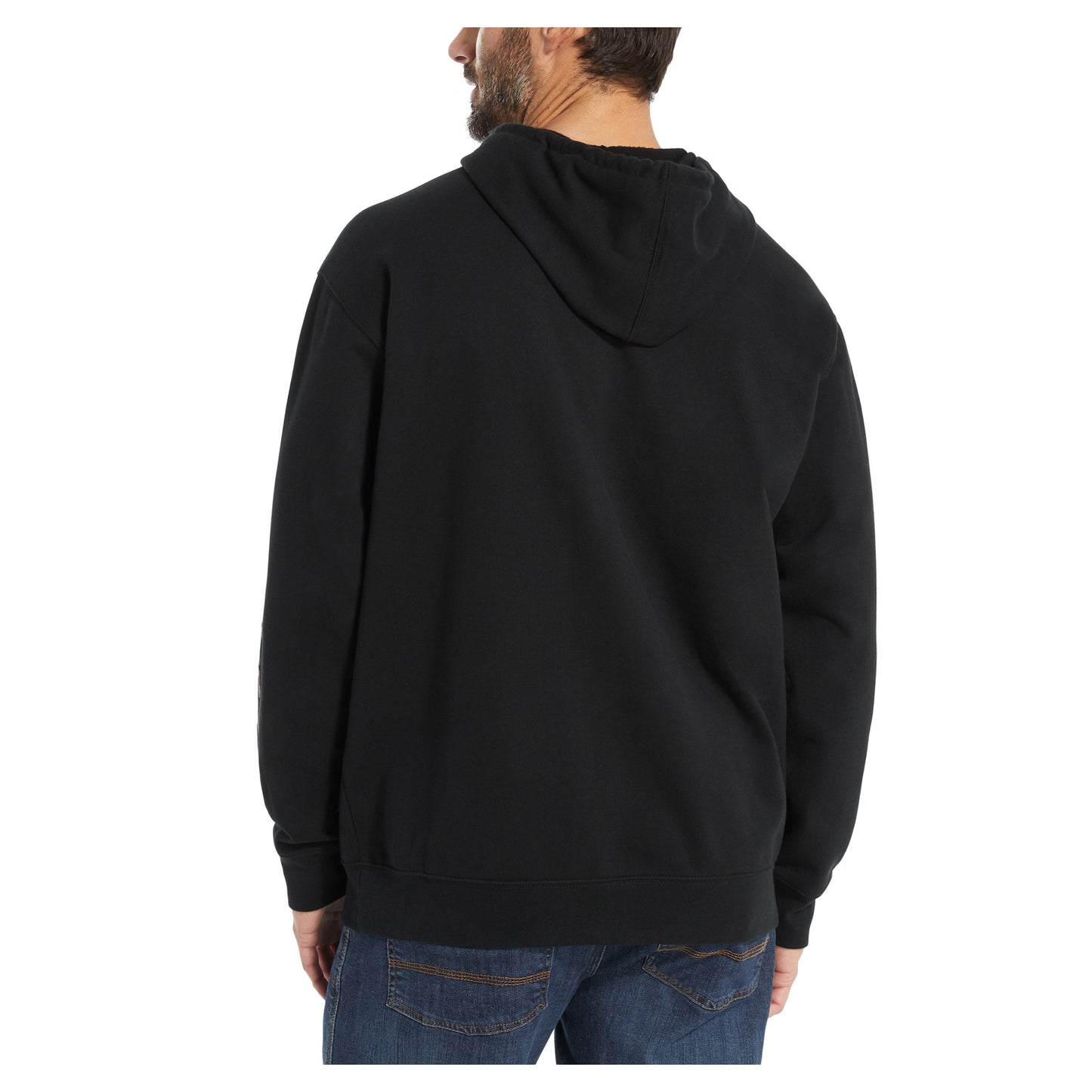 Peltz Shoes  Men's Wolverine Americana Hoodie BLACK AMERICANA W1207760-003