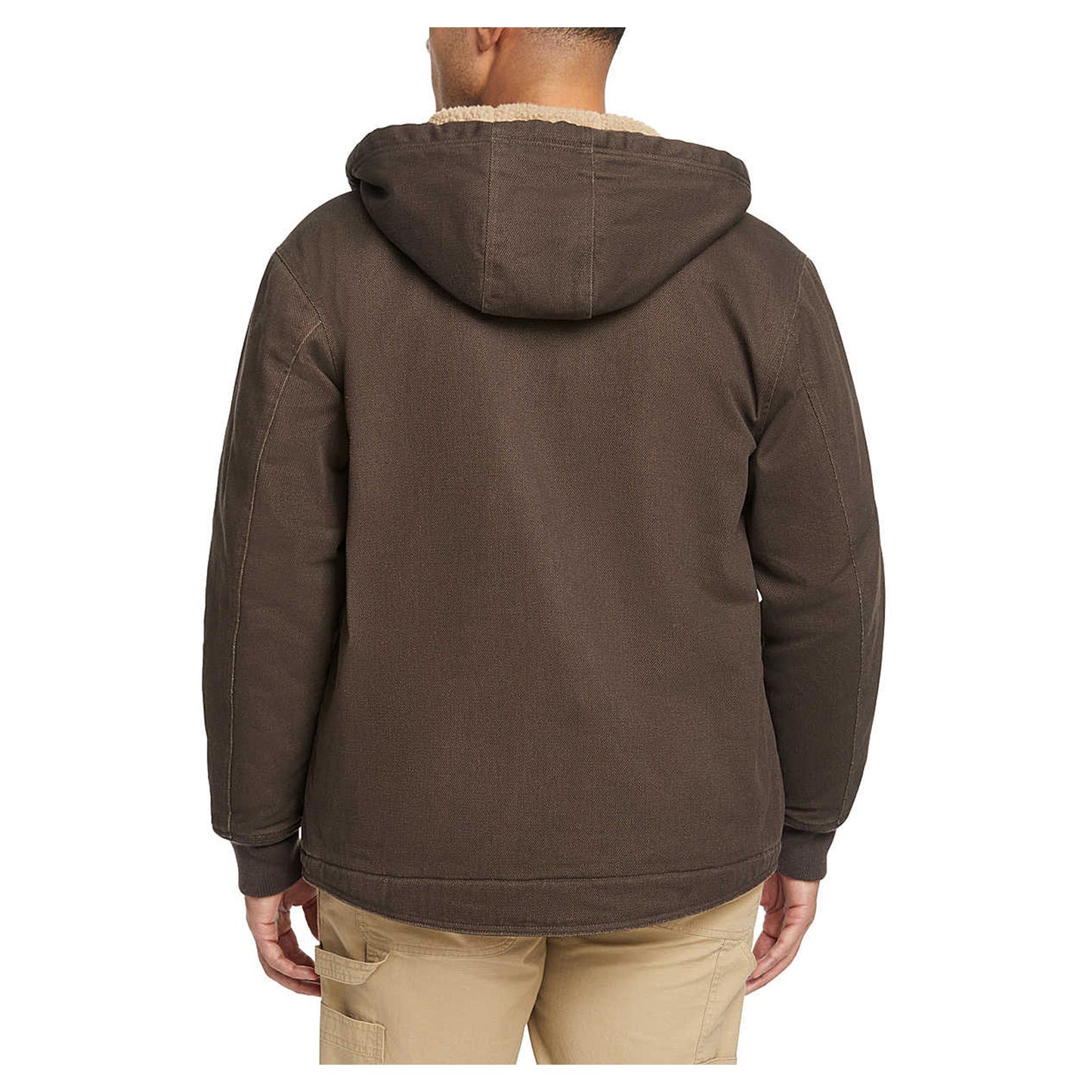 Peltz Shoes  Men's Wolverine Upland Sherpa Lined Hooded Jacket Java W1210270-208