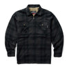 Peltz Shoes  Men's Wolverine Hastings Sherpa Lined Shirt Jac Shadow Gray W1211550-051