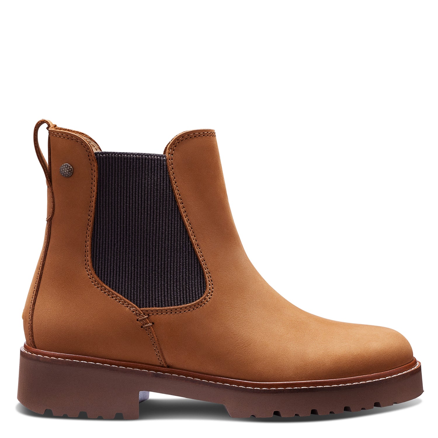 Peltz Shoes  Women’s Samuel Hubbard Van Ness Boot Tan Nubuck W1500-118
