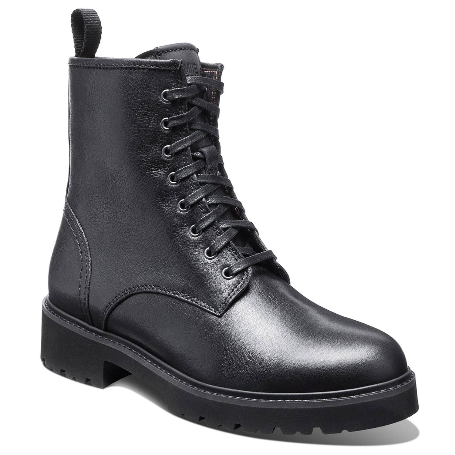 Peltz Shoes  Women’s Samuel Hubbard Lombard Boot Black Leather W1505-048