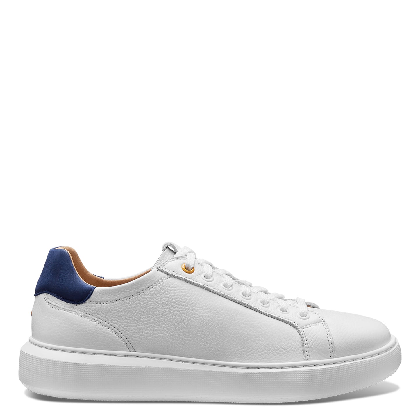 Peltz Shoes  Women's Samuel Hubbard Sunset Sneaker White Leather W1650-110