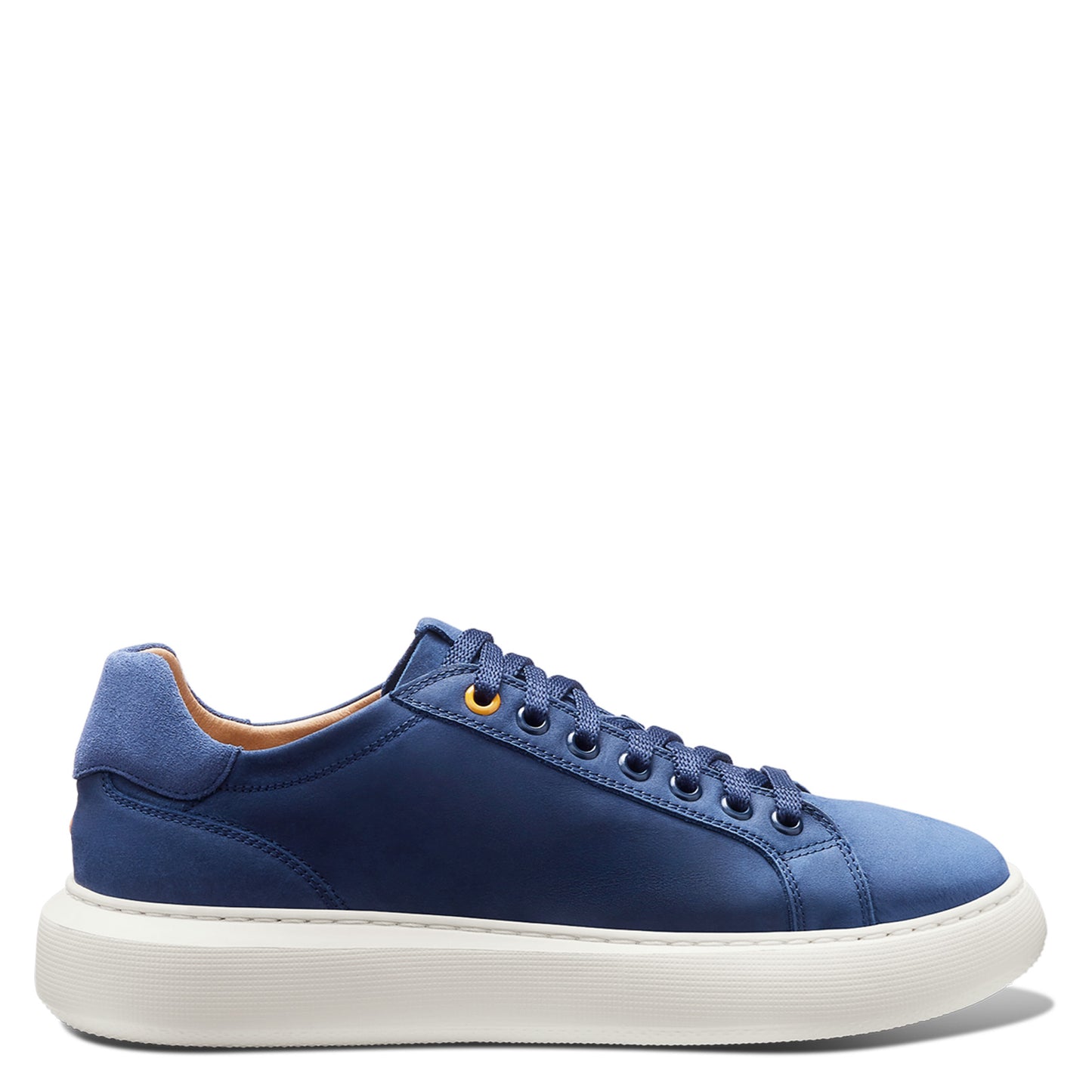 Peltz Shoes  Women's Samuel Hubbard Sunset Sneaker Blue Nubuck W1650-112