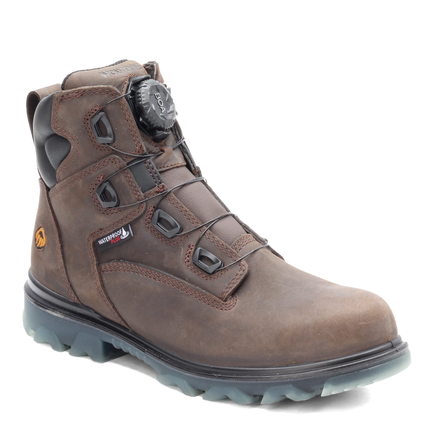 Peltz Shoes  Men's Wolverine Boots I-90 EPX Work Boot Coffee Bean W191063