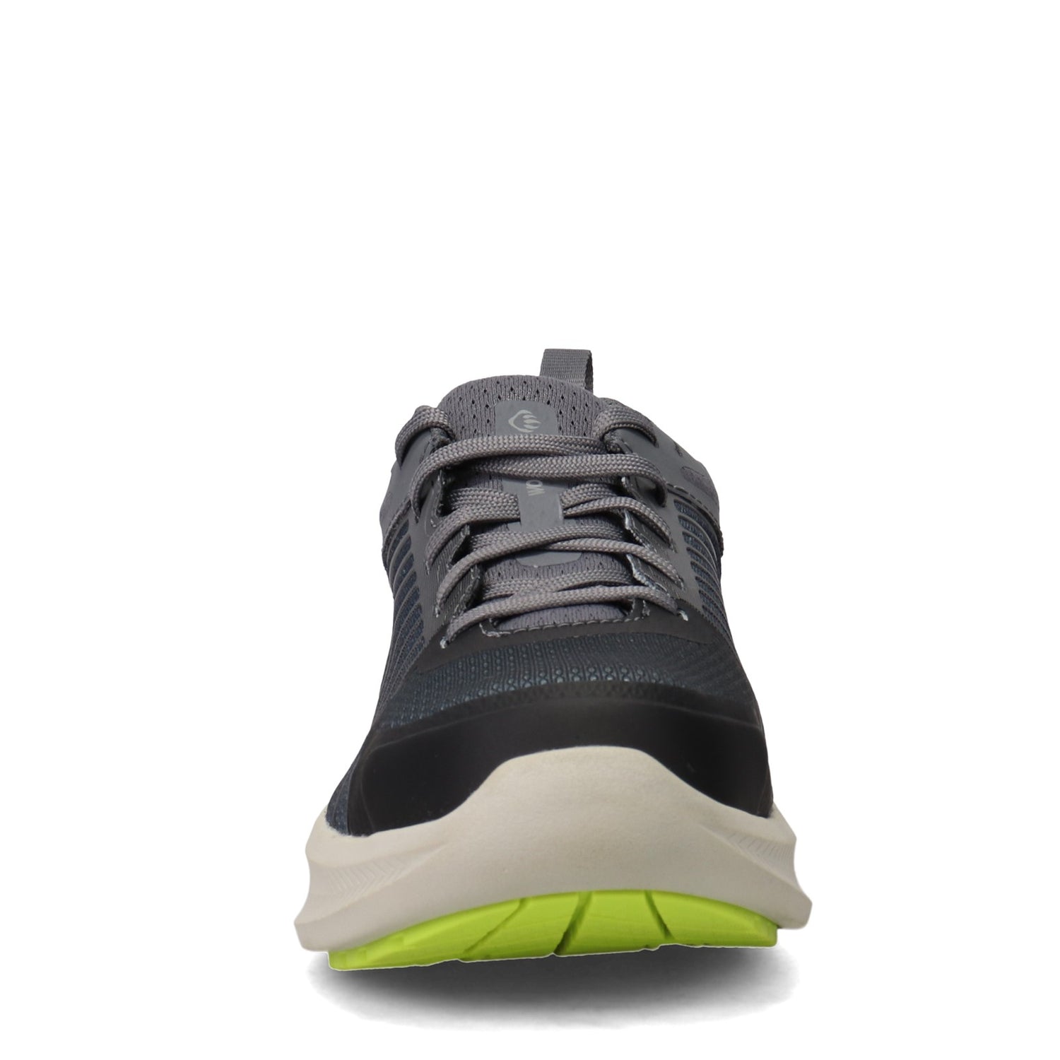 Peltz Shoes  Men's Wolverine Bolt Vent Durashocks Work Shoe BLACK / GRAY W211004