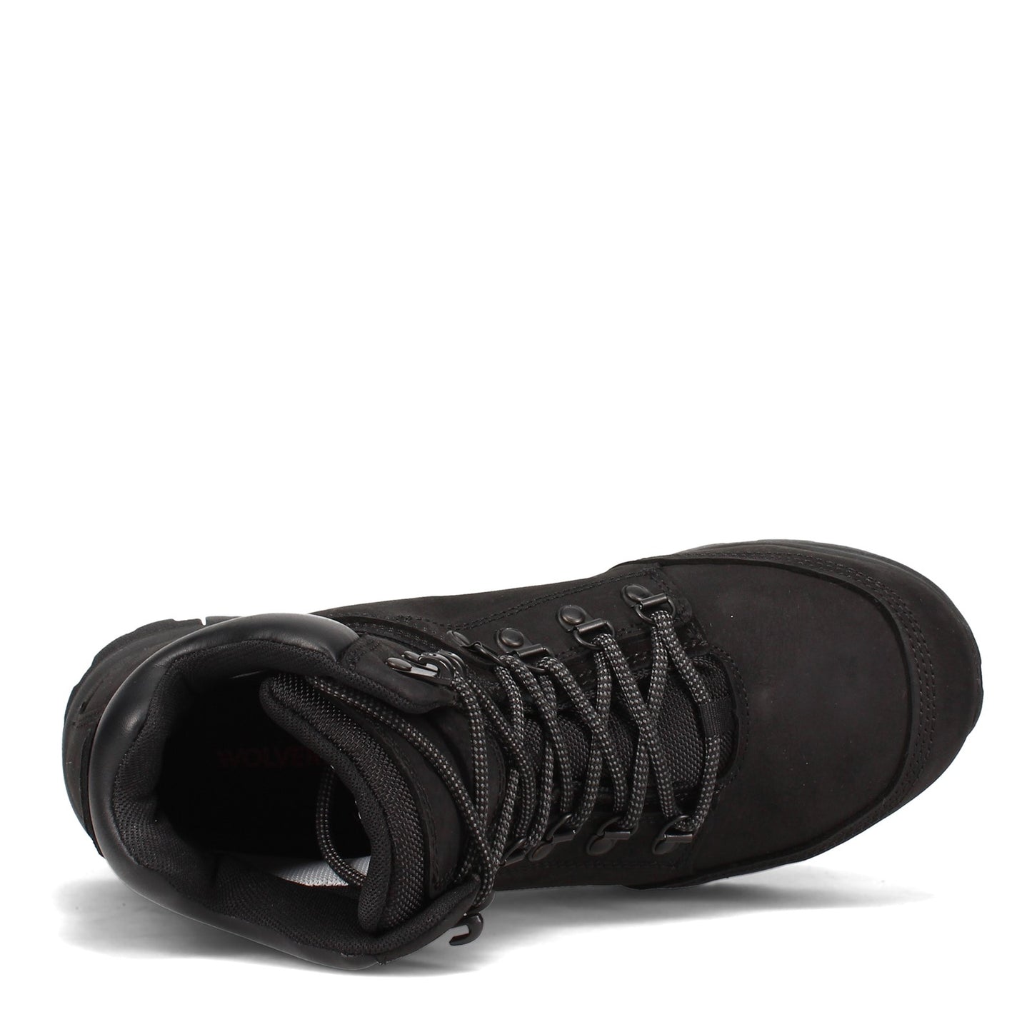 Peltz Shoes  Men's Wolverine Boots Grayson Mid Waterproof Steel Toe Boot BLACK W211042
