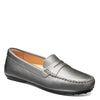 Peltz Shoes  Women's Samuel Hubbard Free Spirit Slip-On Pewter Leather W2111-209