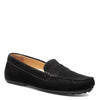 Peltz Shoes  Women's Samuel Hubbard Free Spirit Slip-On Black Suede W2111-248