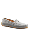 Peltz Shoes  Women's Samuel Hubbard Free Spirit Slip-On GRAY SUEDE W2111-402