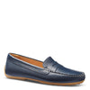 Peltz Shoes  Women's Samuel Hubbard Free Spirit Slip-On NAVY LEATHER W2111-406