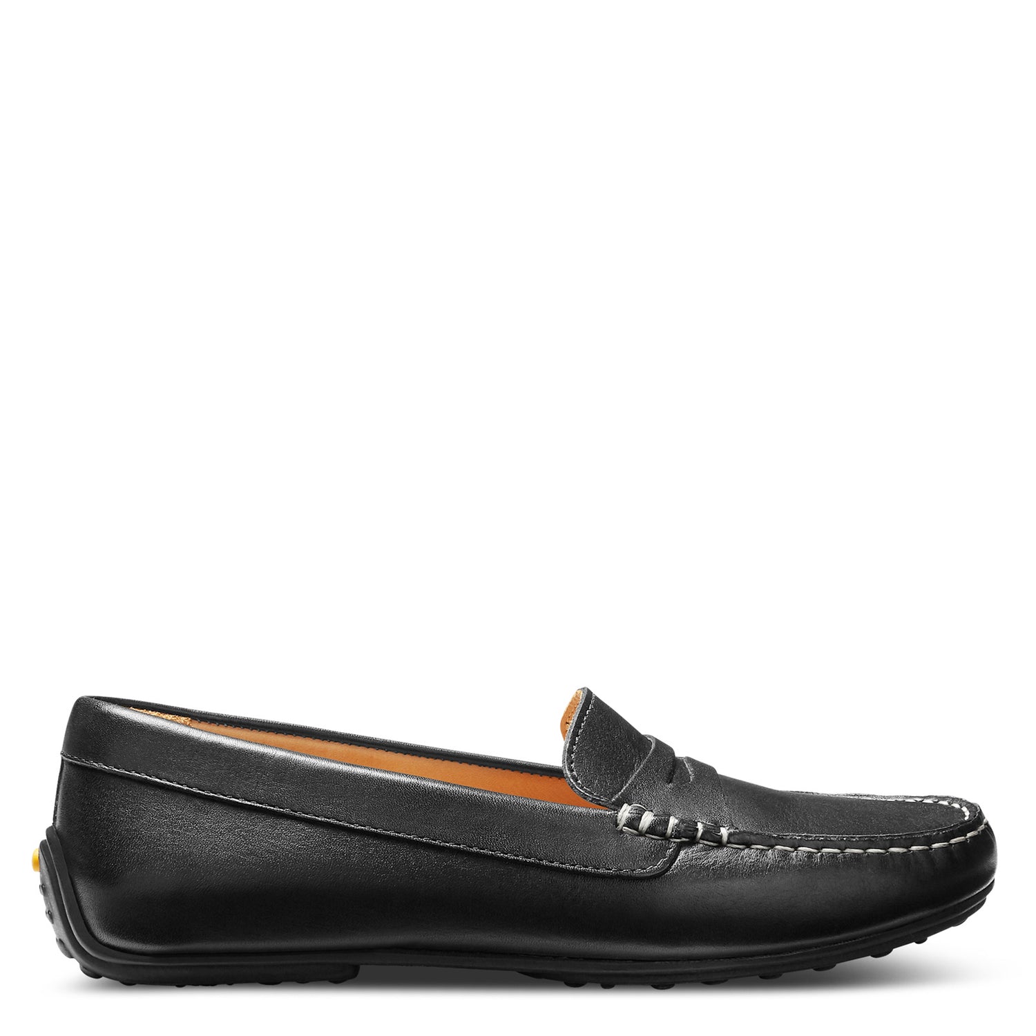 Peltz Shoes  Women's Samuel Hubbard Free Spirit Slip-On BLACK LEATHER W2111-409