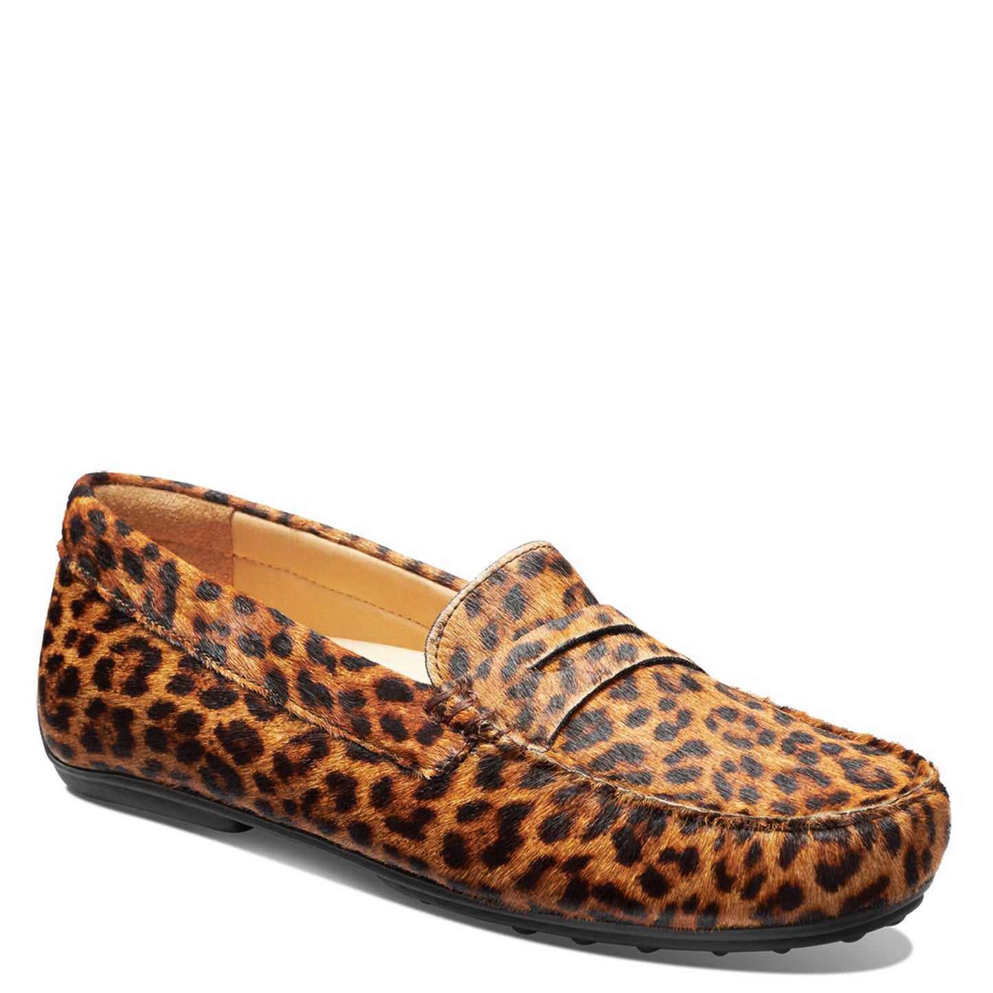 Peltz Shoes  Women's Samuel Hubbard Free Spirit Slip-On Leopard Print W2111-413