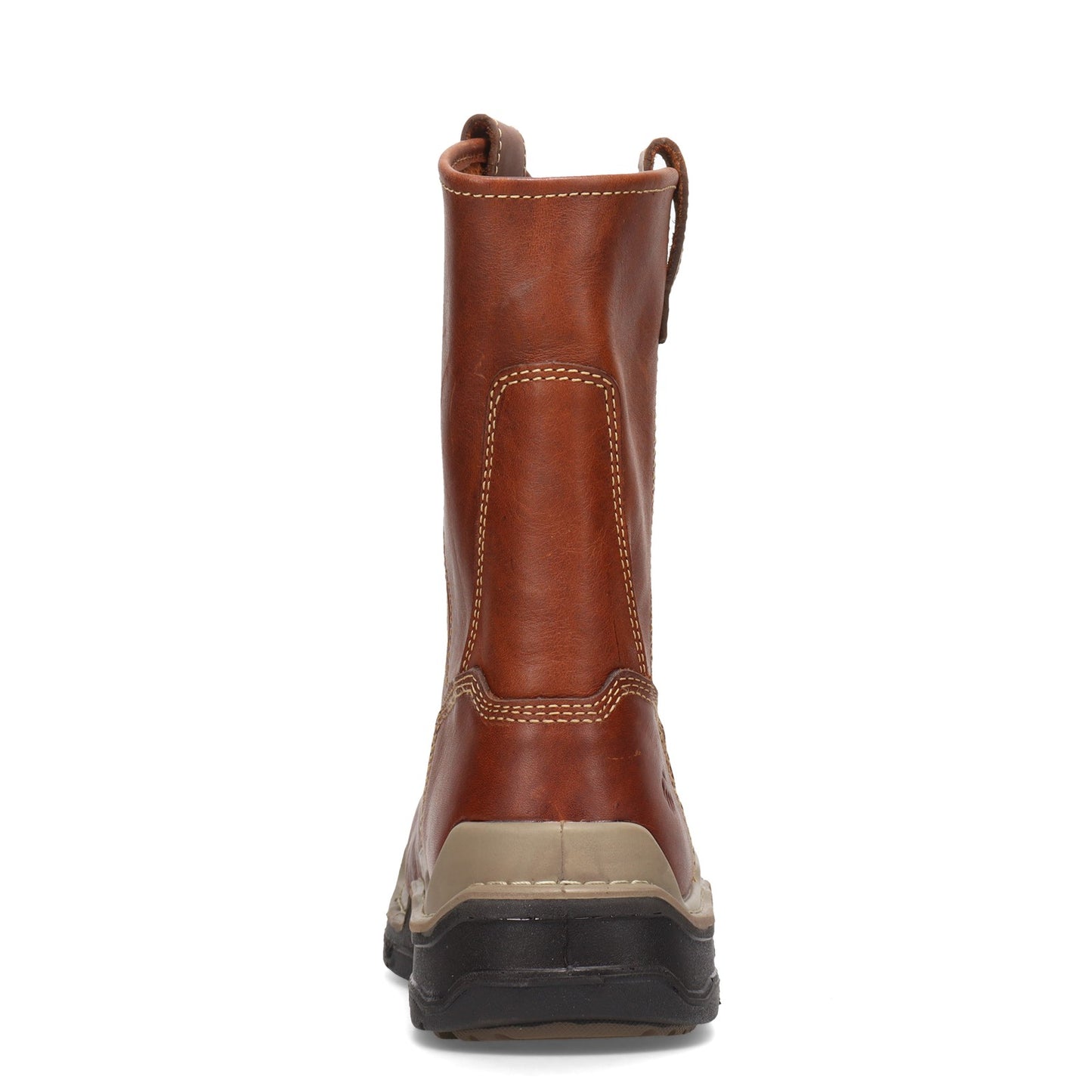 Peltz Shoes  Men's Wolverine Boots Raider Durashocks Carbonmax Wellington Work Boot PEANUT W211105