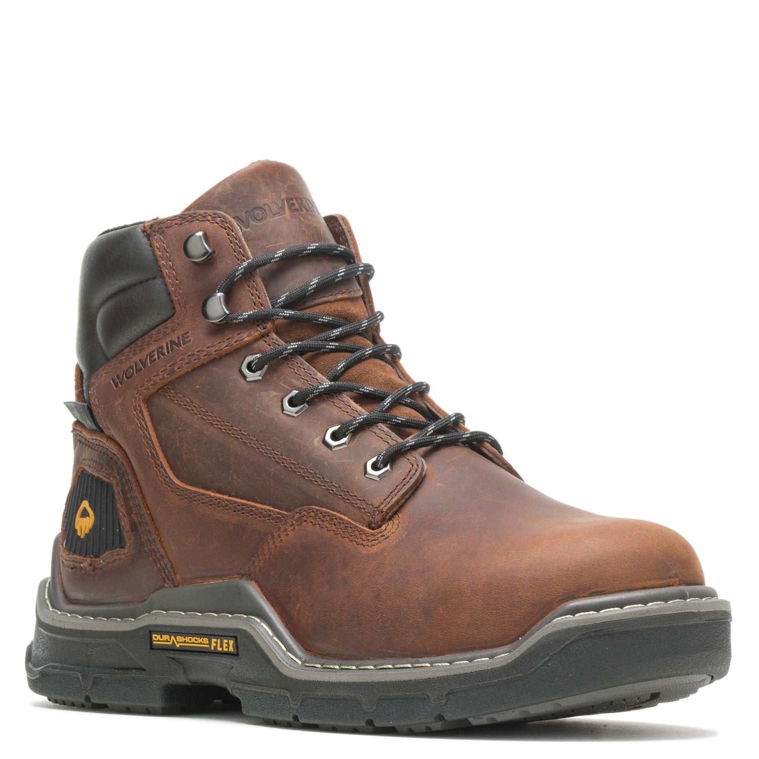 Peltz Shoes  Men's Wolverine Boots Raider DuraShocks Insulated CarbonMax Work Boot PEANUT W211107
