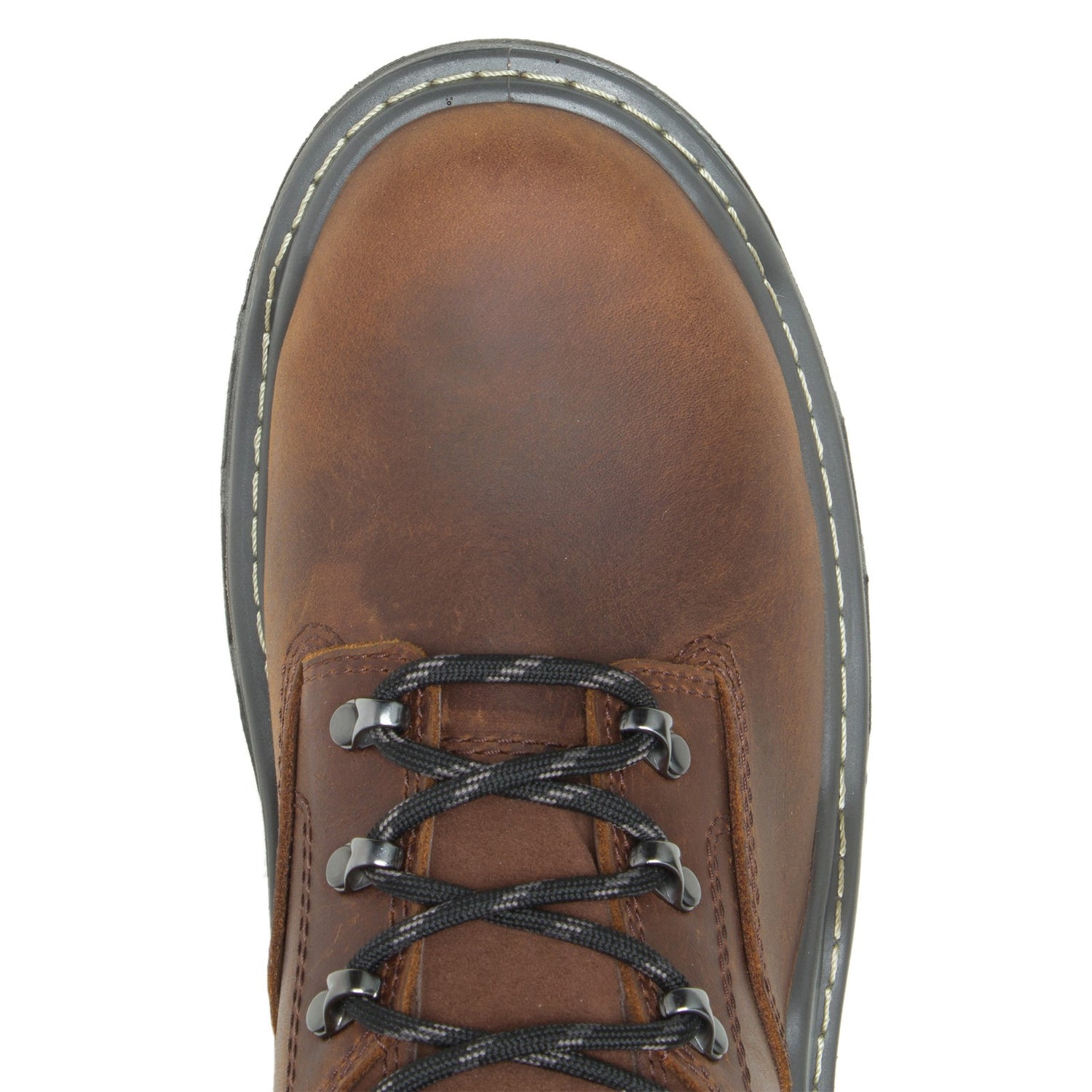 Peltz Shoes  Men's Wolverine Boots Raider Durashocks 6in WP Work Boot PEANUT W211128