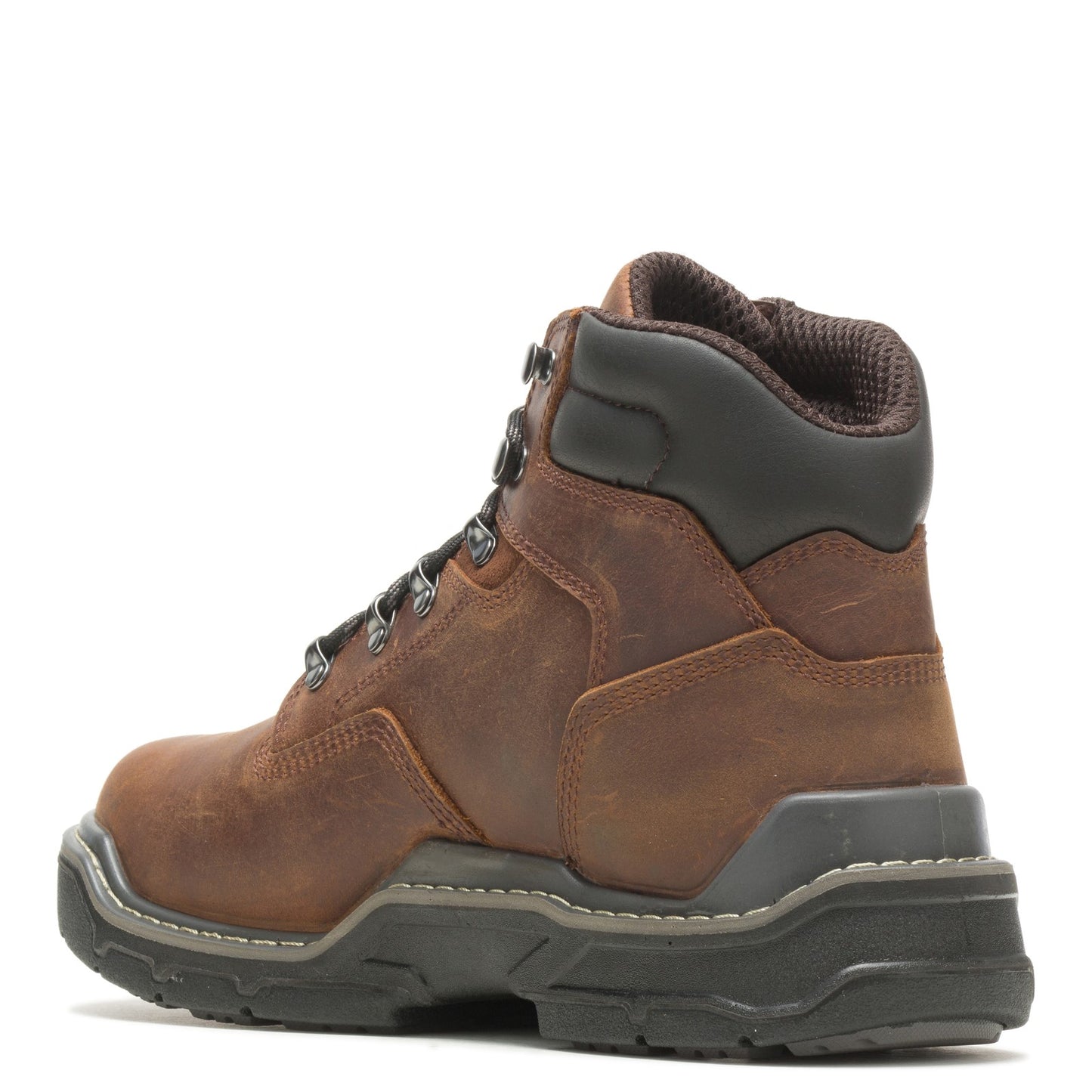 Peltz Shoes  Men's Wolverine Boots Raider Comp Toe Durashocks 6in WP Work Boot PEANUT W211165